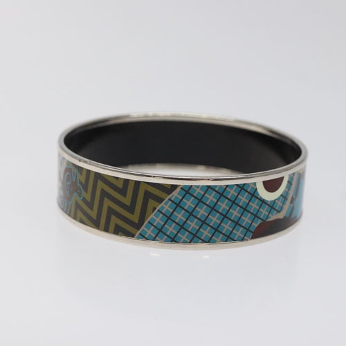 Bracelet Hermès - Bracelet jonc vintage en métal bleu 58 Facettes vcfuy6