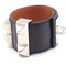 Bracelet Hermès Collier de Chien - Bracelet en cuir noir 58 Facettes tms8snkin8