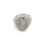Bague 54 Bague moderne en or blanc 18 ct avec diamants 58 Facettes 131/26 C