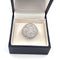 Bague 54 Bague moderne en or blanc 18 ct avec diamants 58 Facettes 131/26 C