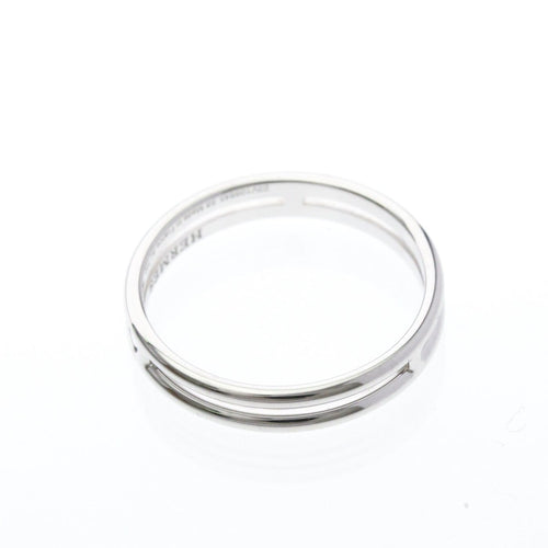 Bague 58 Hermès Ariane - Alliance en or blanc 18K 58 Facettes r7mobb37x8