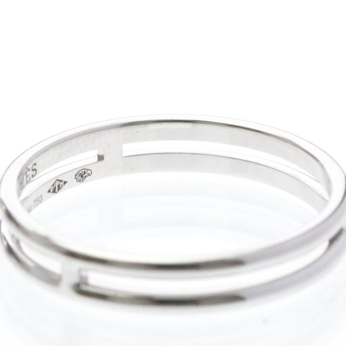Bague 58 Hermès Ariane - Alliance en or blanc 18 carats 58 Facettes r7mobb37x8