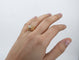 Bague 54 Bague ancienne ajourée en or jaune 18 carats et diamant 58 Facettes 147/14