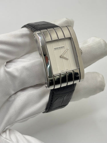 Montre Boucheron Reflet Icare Parallèle - Montre quartz en acier 58 Facettes 1761