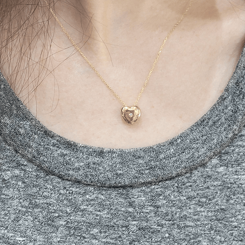 Boucles d'oreilles Parure cœurs - Boucles d’oreilles et pendentif en or jaune 18k et diamants 58 Facettes PE89CL427C420