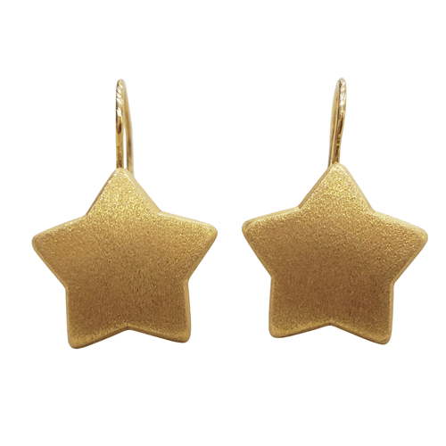Boucles d'oreilles Boucles d'oreilles étoiles en or jaune 18 carats 58 Facettes PE1