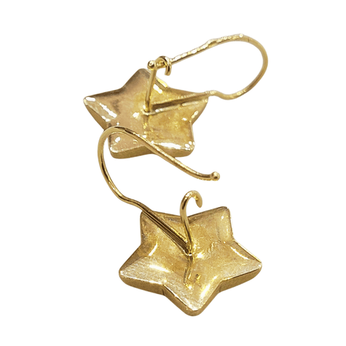 Boucles d'oreilles Boucles d'oreilles étoiles en or jaune 18 carats 58 Facettes PE1