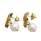 Boucles d'oreilles Boucles d’oreilles - Perles en or jaune 18 ct 58 Facettes PE113