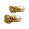 Boucles d'oreilles Boucles d’oreilles - Perles en or jaune 18 ct 58 Facettes PE113