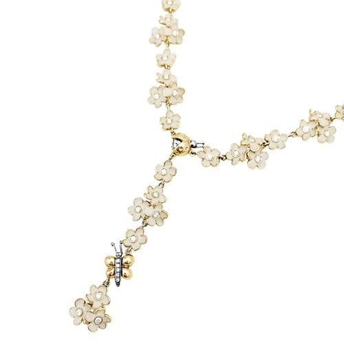 Collier Collier Roberto Coin, émail, diamants. 58 Facettes 35544