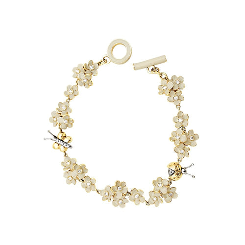 Bracelet Bracelet Roberto Coin, or rose, diamants, émail. 58 Facettes 35545