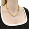 Collier Collier perles gold, or jaune, diamants, saphirs jaunes. 58 Facettes 35547