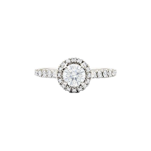 Bague 53 Bague Cartier, "Destinée", platine et diamants. 58 Facettes 35528