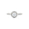 Bague 53 Bague Cartier, "Destinée", platine et diamants. 58 Facettes 35528