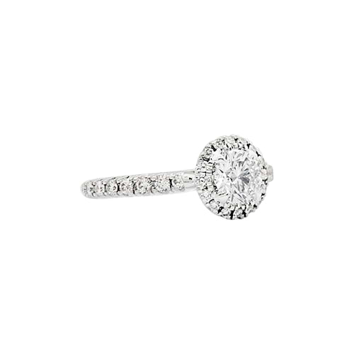 Bague 53 Bague Cartier, "Destinée", platine et diamants. 58 Facettes 35528