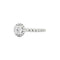 Bague 53 Bague Cartier, "Destinée", platine et diamants. 58 Facettes 35528