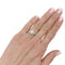 Bague 53 Bague Cartier, "Destinée", platine et diamants. 58 Facettes 35528