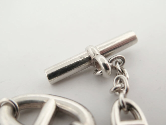Bracelet Hermès Chaine d'Ancre Farandole - Bracelet en argent massif 925, 15 cm 58 Facettes 274246