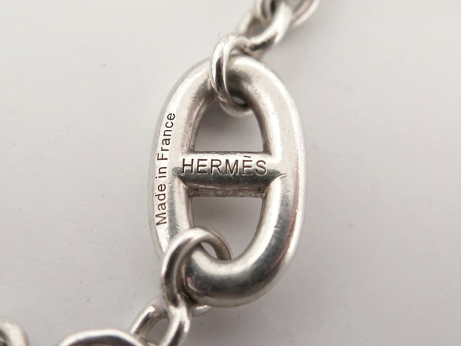 Bracelet Hermès Chaine d'Ancre Farandole - Bracelet en argent massif 925, 15 cm 58 Facettes 274246