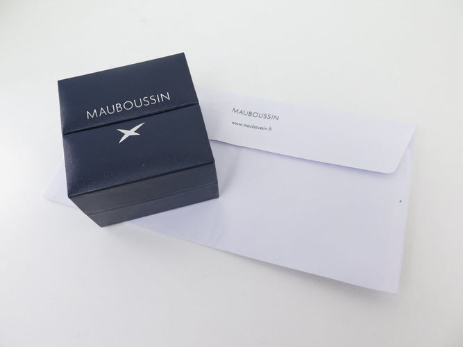Bague 52 Mauboussin Couleur d'Émotions - Bague en platine 950 topaze et saphirs, T52 58 Facettes 274241