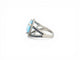 Bague 52 Mauboussin Couleur d'Émotions - Bague en platine 950 topaze et saphirs, T52 58 Facettes 274241