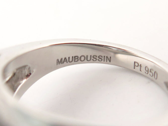 Bague 52 Mauboussin Couleur d'Émotions - Bague en platine 950 topaze et saphirs, T52 58 Facettes 274241