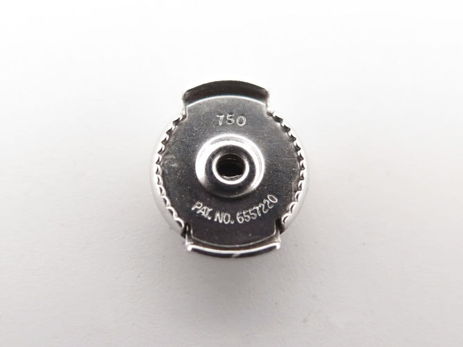 Boucles d'oreilles Mauboussin Tu es la sublime fleur de ma vie - Boucles d’oreilles en or blanc 18k et saphir 58 Facettes 274234