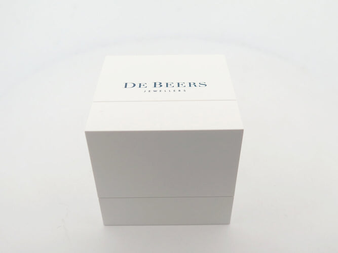 Bague 53 De Beers Lotus Enchanted - Bague en or blanc 18k, diamants et émail bleu 58 Facettes 274231