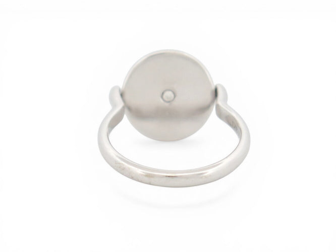 Bague 53 De Beers Lotus Enchanted - Bague en or blanc 18k, diamants et émail bleu 58 Facettes 274231