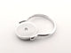 Bague 53 De Beers Lotus Enchanted - Bague en or blanc 18k, diamants et émail bleu 58 Facettes 274231