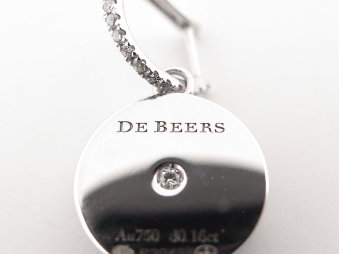 Boucles d'oreilles De Beers Lotus Enchanted - Boucles d’oreilles en or blanc 18k et diamants 58 Facettes 274230