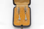 Boucles d'oreilles Boucles d'oreilles pendantes anciennes en or jaune, platine et diamants 58 Facettes 11820