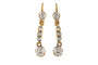 Boucles d'oreilles Boucles d’oreilles pendantes - Diamants taille ancienne en or 750 58 Facettes 11816