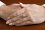 Bague 55 Bague Art déco - Rubis et diamants en or jaune 585 et argent 58 Facettes 9573
