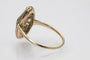 Bague 55 Bague Art déco - Rubis et diamants en or jaune 585 et argent 58 Facettes 9573