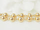 Bracelet Bracelet marseillais - Or rose 18 kt, boules 8 mm 58 Facettes 33734