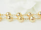 Bracelet Bracelet marseillais - Or rose 18 kt, boules 8 mm 58 Facettes 33734