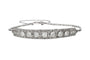 Bracelet Bracelet Art déco en or blanc 585 serti de diamants env. 2,50 ct 58 Facettes 12023