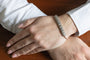 Bracelet Bracelet Art déco en or blanc 585 serti de diamants env. 2,50 ct 58 Facettes 12023