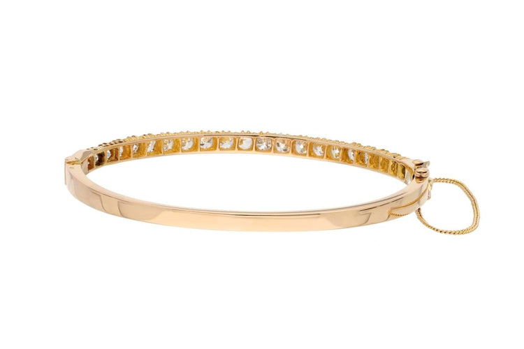 Bracelet Bracelet en or jaune 850 serti de diamants env. 3,20 ct 58 Facettes 12020