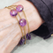 Bracelet Bracelet - Améthystes en or jaune 18k 58 Facettes PULAMAT01M