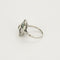 Bague 51 Élégante bague en or blanc , diamants, émeraudes et saphirs de style Art déco 58 Facettes 58FC49