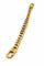 Bracelet Gourmette vintage en or 18 carats et diamants 58 Facettes Grm