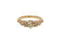 Bague 54 Bague - Diamant taille ancienne 1,20 ct en or jaune 58 Facettes 9601