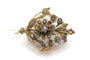 Broche Broche ancienne en or jaune et diamants 58 Facettes 9359V