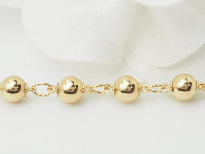Bracelet Bracelet marseillais boules en or jaune 18 ct 58 Facettes 33372