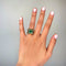 Bague 50 Bague en or jaune et platine avec émeraude et diamants 58 Facettes 260051R