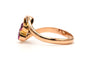 Bague 54 Bague Art nouveau en or jaune 18 carats, rubis et perles 58 Facettes B851