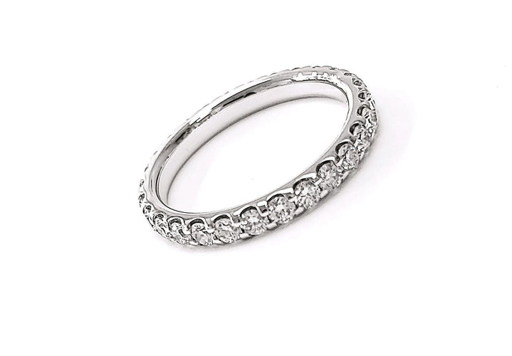 Bague 51.5 Mauboussin Passion & Fashion - Alliance en or blanc 18K et diamants 58 Facettes DV-MAUBOUS.all