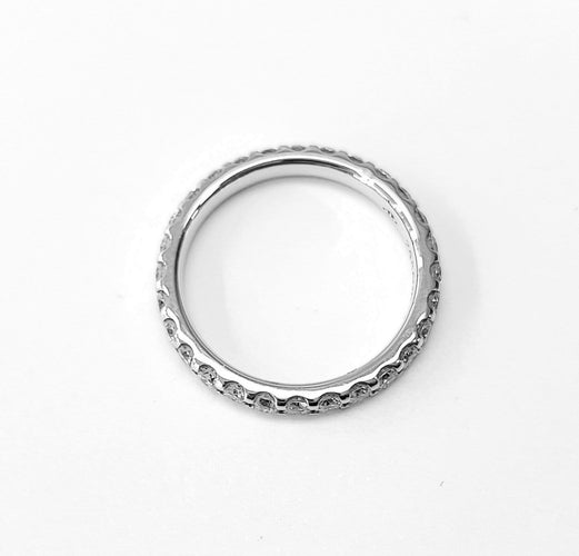 Bague 51.5 Mauboussin Passion & Fashion - Alliance en or blanc 18K et diamants 58 Facettes DV-MAUBOUS.all